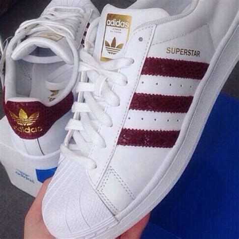 adidas superstar bordeaux rote streifen|adidas superstar schuhe.